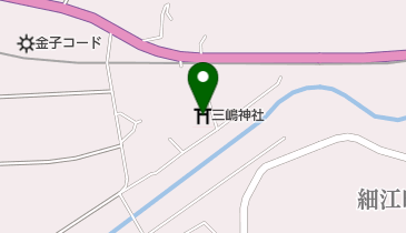 三嶋神社の地図画像