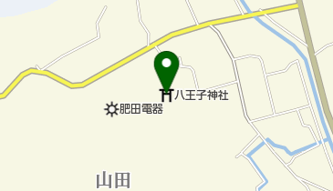 八王子神社の地図画像