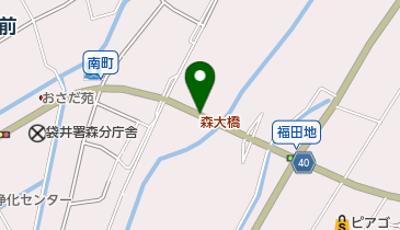 森大橋の地図画像