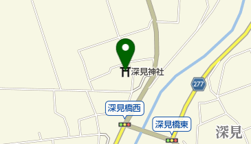深見神社の地図画像