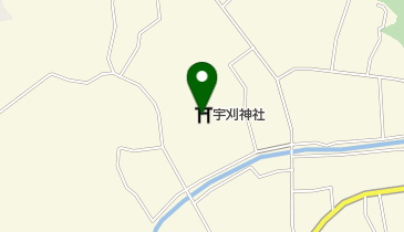 宇刈神社の地図画像