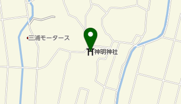 神明神社の地図画像