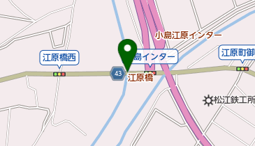 江原橋の地図画像