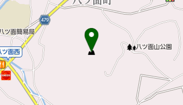 八ツ面山の地図画像