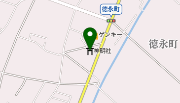 神明社の地図画像