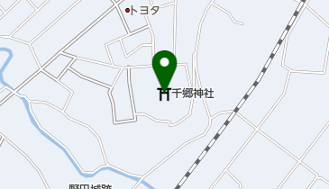 千郷神社の地図画像