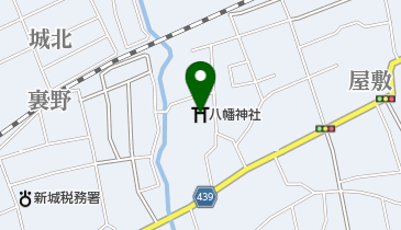 八幡神社の地図画像