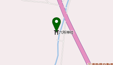 六所神社の地図画像