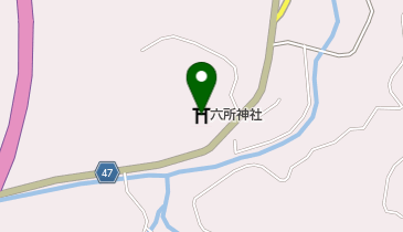 六所神社の地図画像