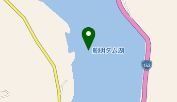 船明ダム湖の地図画像