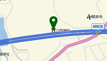 六所神社の地図画像