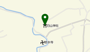 白山神社の地図画像