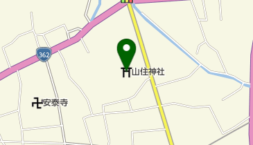 山住神社の地図画像