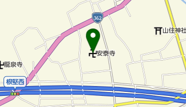 安泰寺の地図画像