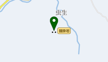 鐘掛岩の地図画像