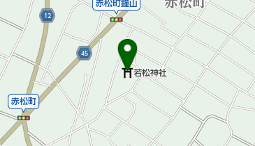 若松神社の地図画像