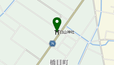 白山神社の地図画像