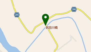 気田川橋の地図画像