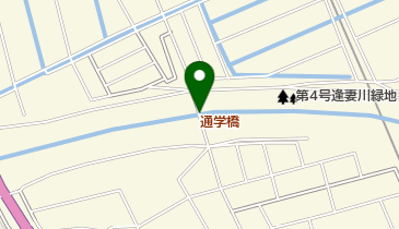 通学橋の地図画像