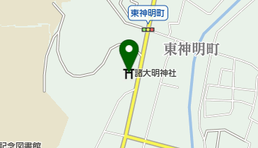諸大明神社の地図画像