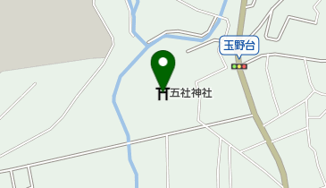 五社神社の地図画像