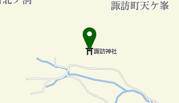 諏訪神社の地図画像