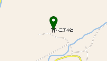 八王子神社の地図画像