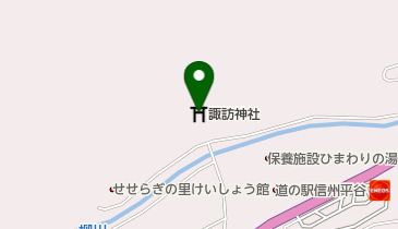 諏訪神社の地図画像