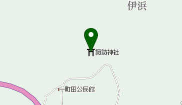 諏訪神社の地図画像