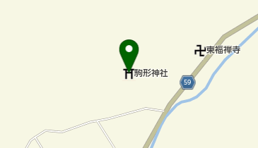 駒形神社の地図画像