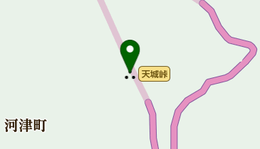 天城峠の地図画像