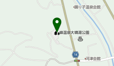 峰温泉大噴湯公園の地図画像