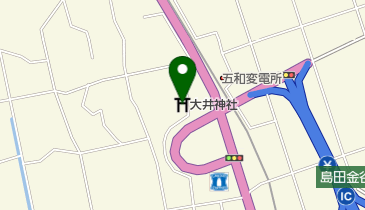 大井神社の地図画像