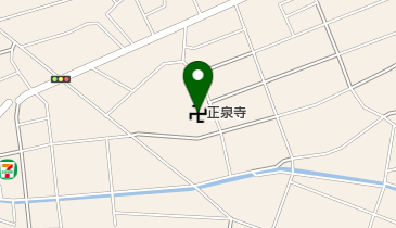 正泉寺の地図画像