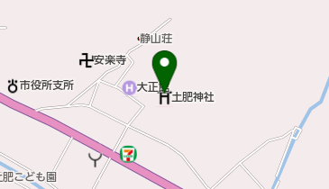 土肥神社の地図画像