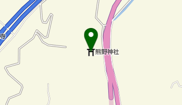 熊野神社の地図画像