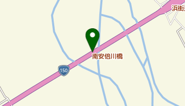 南安倍川橋の地図画像