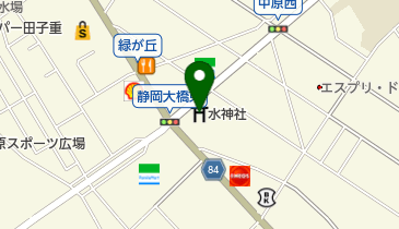 水神社の地図画像