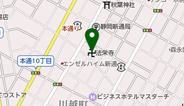 法栄寺の地図画像