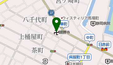 願勝寺の地図画像