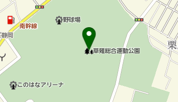 草薙総合運動公園の地図画像