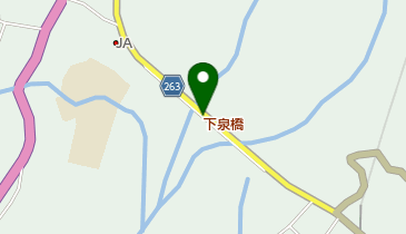 下泉橋の地図画像