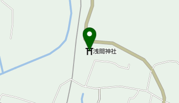 浅間神社の地図画像