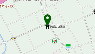 若宮八幡宮の地図画像