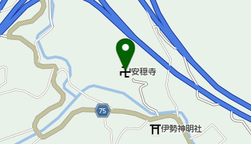 安穏寺の地図画像