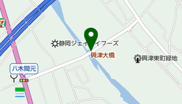 興津大橋の地図画像