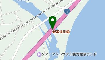 新興津川橋の地図画像