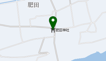 肥田神社の地図画像