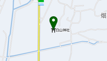 白山神社の地図画像