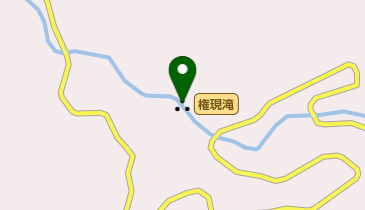 権現滝の地図画像